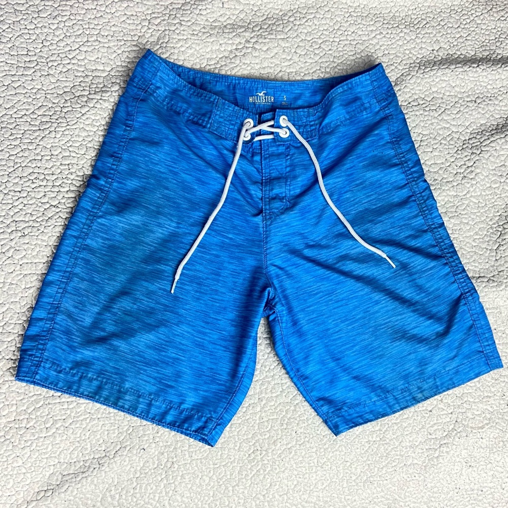 Blue Hollister Swim Trunks